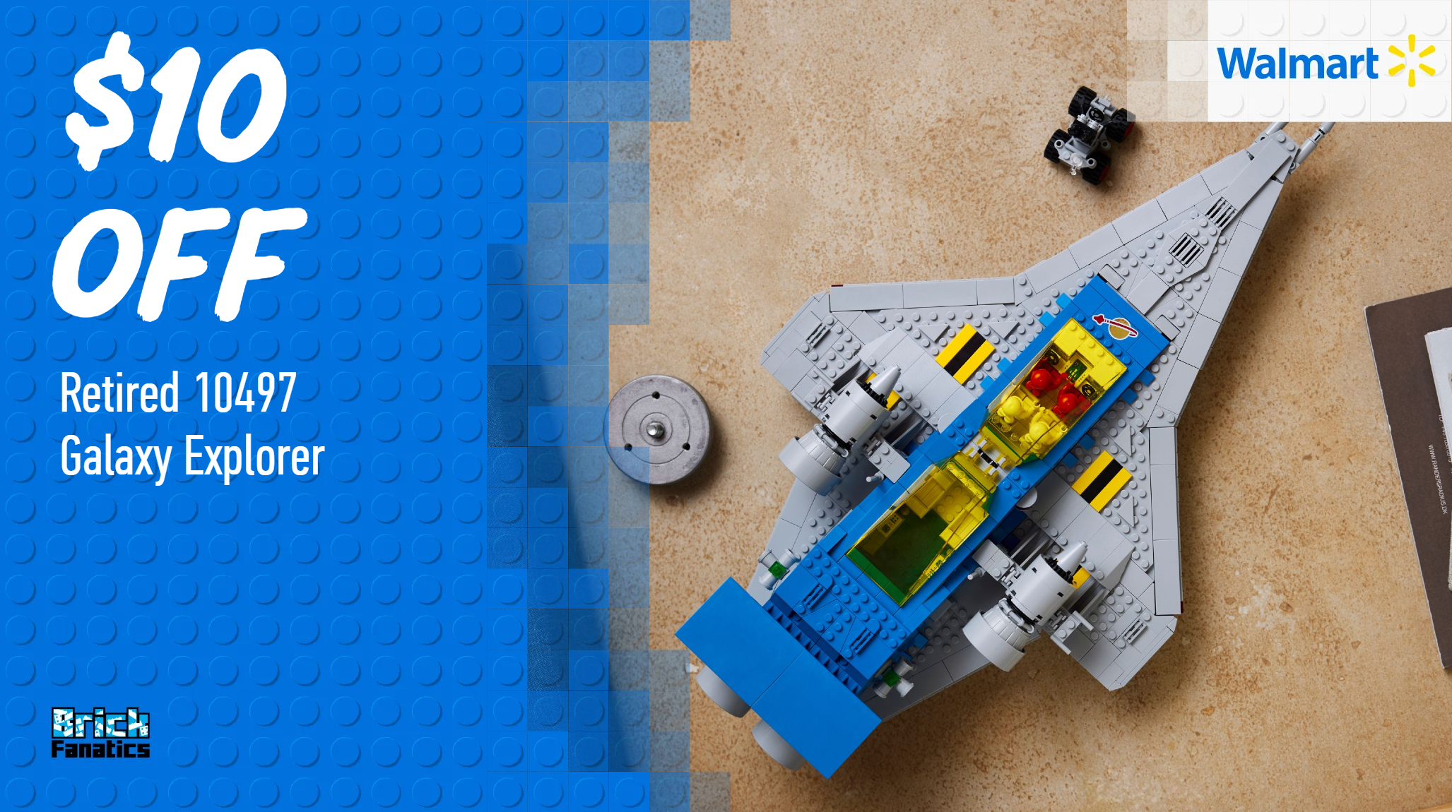 Last chance to buy nostalgia-fuelled LEGO Icons 90th anniversary Galaxy Explorer