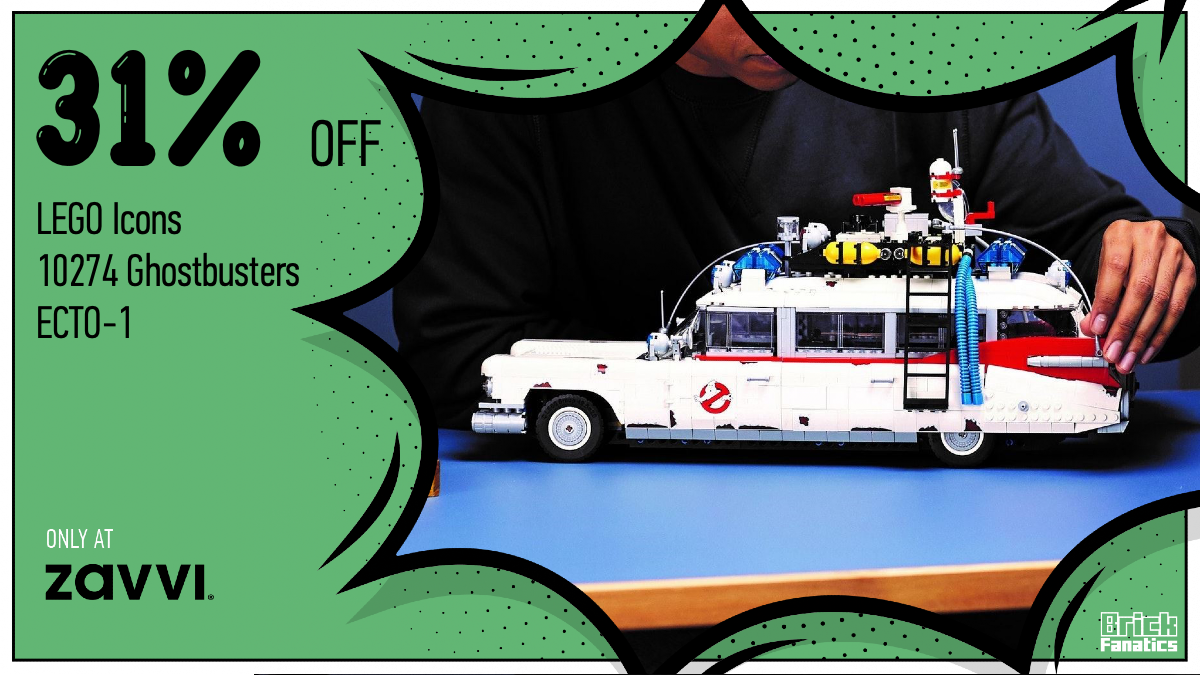 Further price drops at Zavvi with £65 off LEGO Icons 10274 Ghostbusters ECTO-1