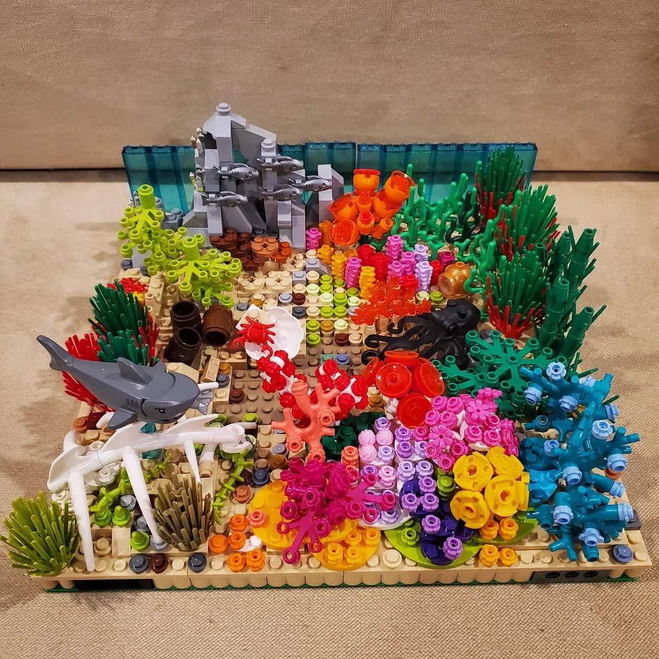 LEGO Marine Reef before