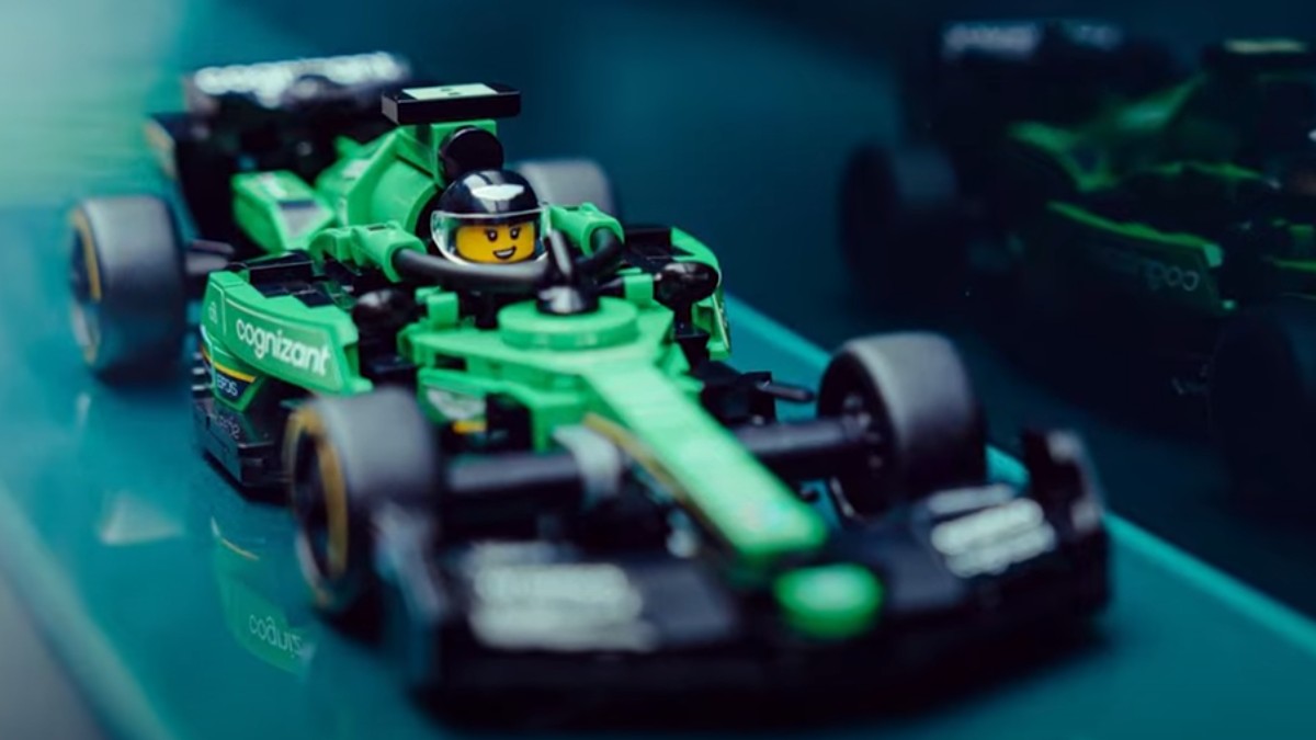 Fernando Alonso goes hands-on with new LEGO Speed Champions set