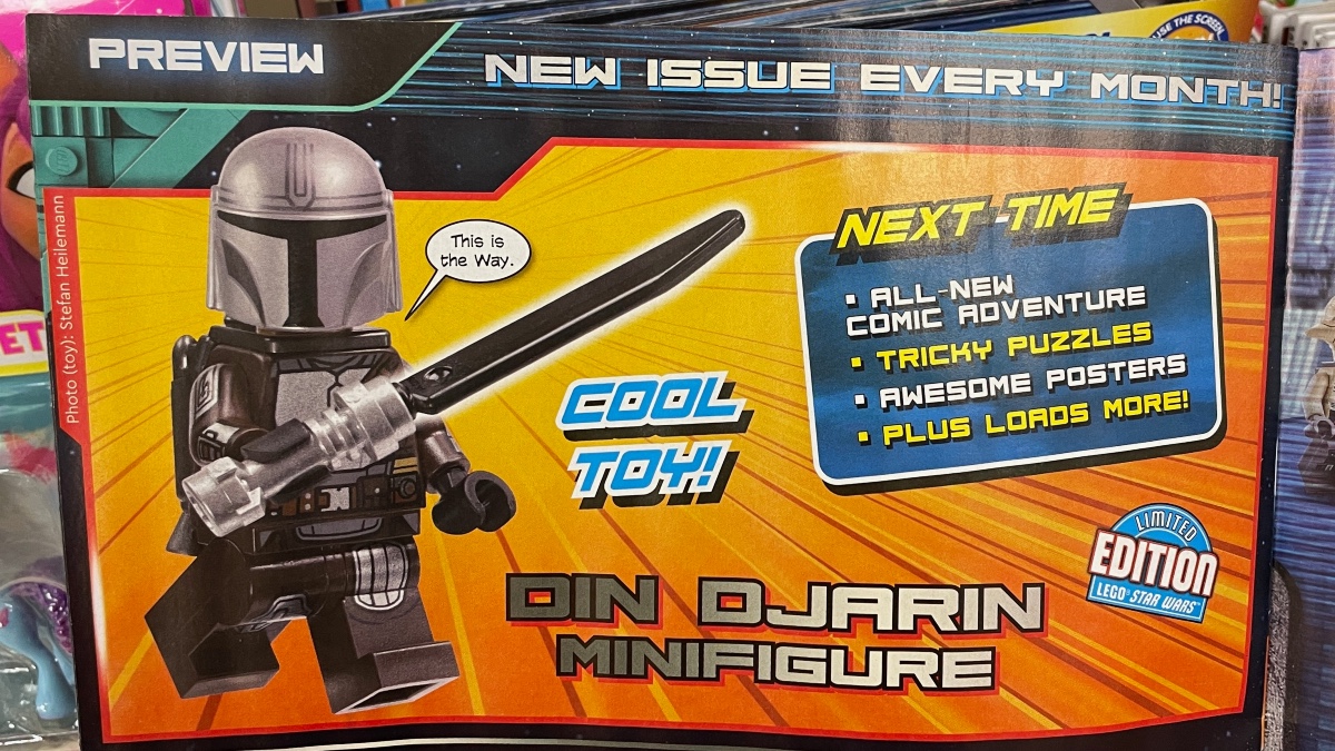The Mandalorian finally debuts in the LEGO Star Wars magazine next month