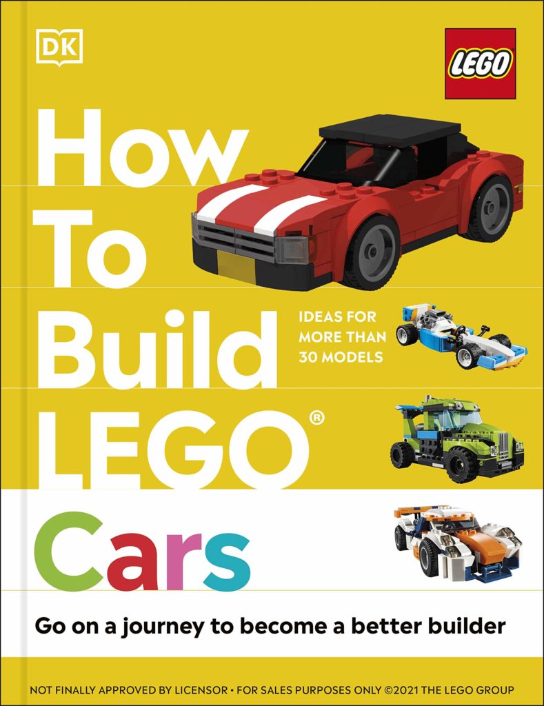 How to build lego cars book cover