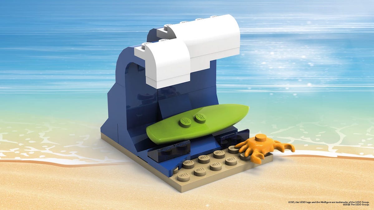 In-store build a LEGO seaside scene event starts today