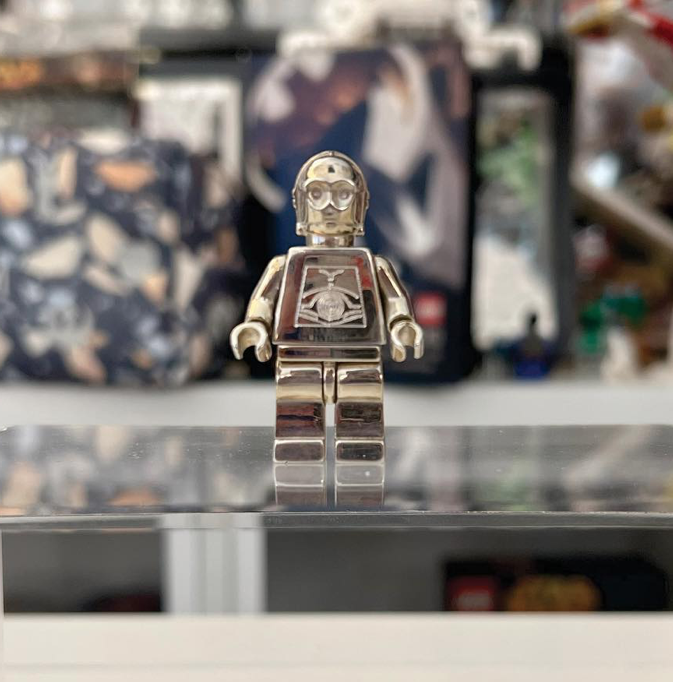 LEGO Star Wars solid sterling silver C 3PO minifigure