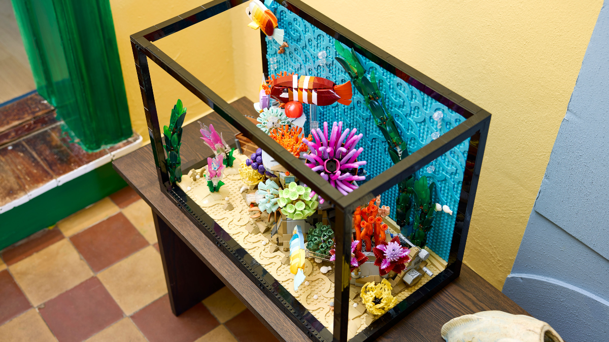LEGO Tropical Aquarium team had a whole ocean to choose from
