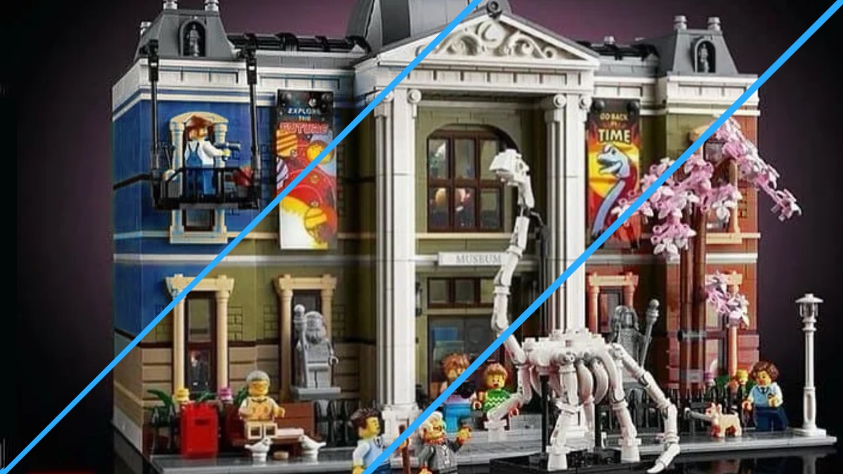 Check out these alternative colour schemes for LEGO Icons 10326 Natural History Museum