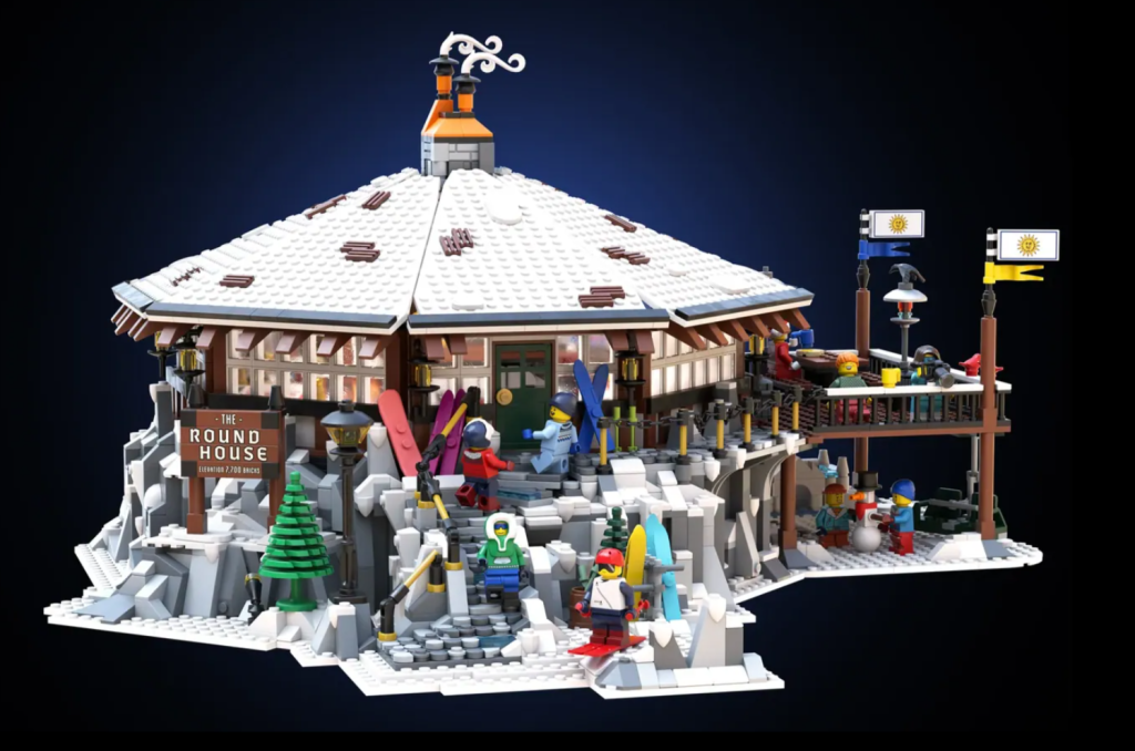 LEGO Ideas round house ski lodge 1 1024x678