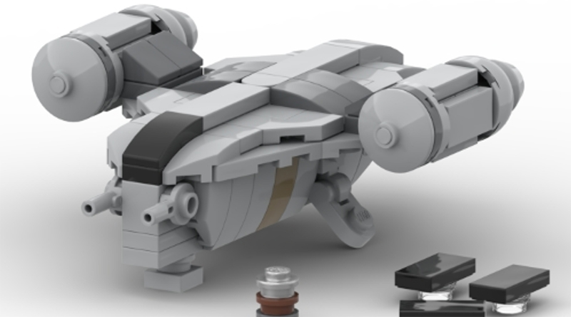 LEGO fan builds the Mandalorian’s Razor Crest