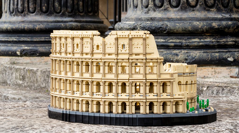 Largest LEGO set 10276 Colosseum officially recognised by Guinness World Records