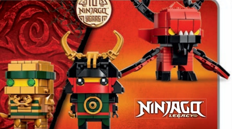 LEGO NINJAGO anniversary BrickHeadz now available online