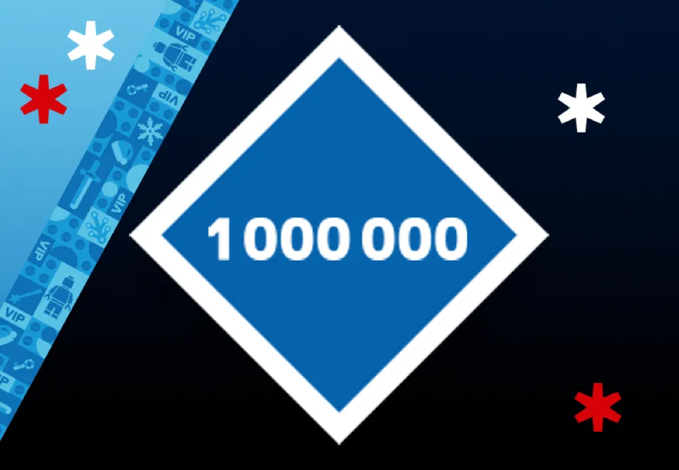 LEGO 1000000 VIP points sweepstakes Black Friday