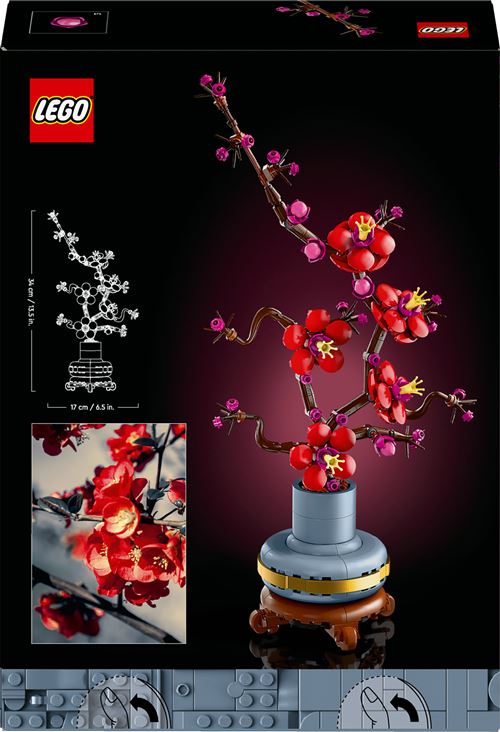 LEGO Icons Botanicals 10369 Les fleurs de prunier 5