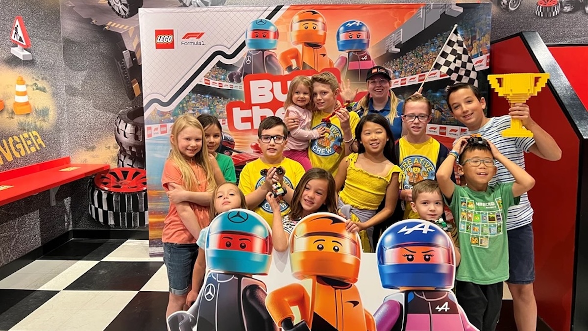 Mini-LEGO builders set new world record with brick-built cars