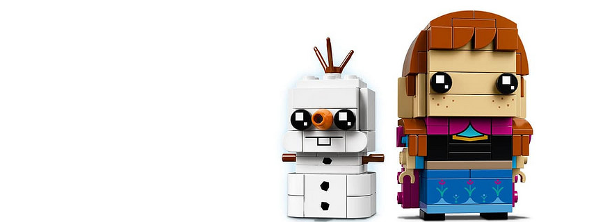 LEGO BrickHeadz Frozen Elsa, Anna and Olaf official images