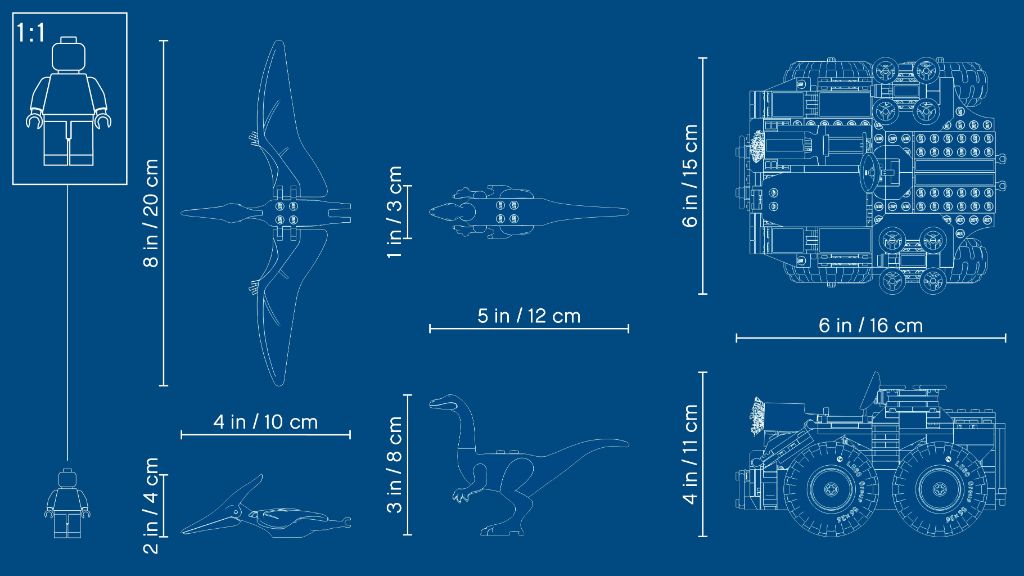 LEGO Jurassic World 75940 Gallimimus and Pteranodon Breakout 14