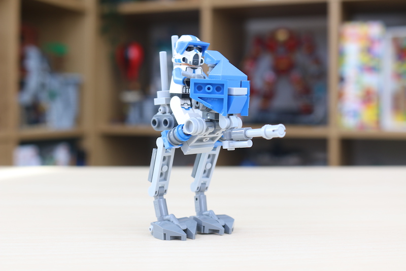 Custom LEGO Star Wars 501st Legion Clone Troopers AT RT build model 2