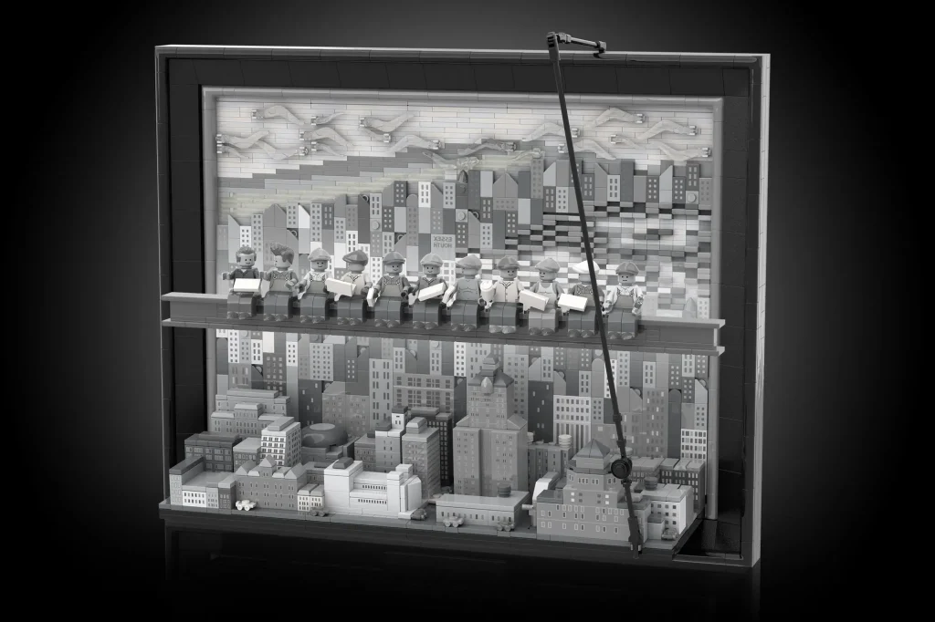 LEGO Ideas Lunch Atop a Skyscraper  1024x682