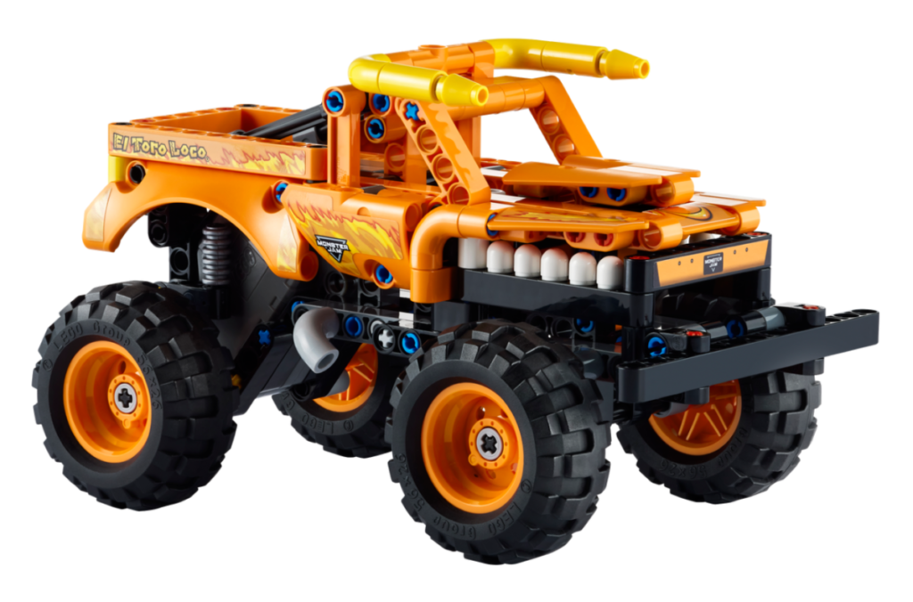 LEGO Technic 42135 Monster Jam El Toro Loco contents 1024x676