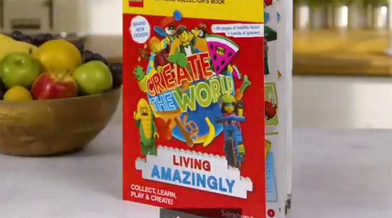New LEGO trading card album revealed by Sainsbury's