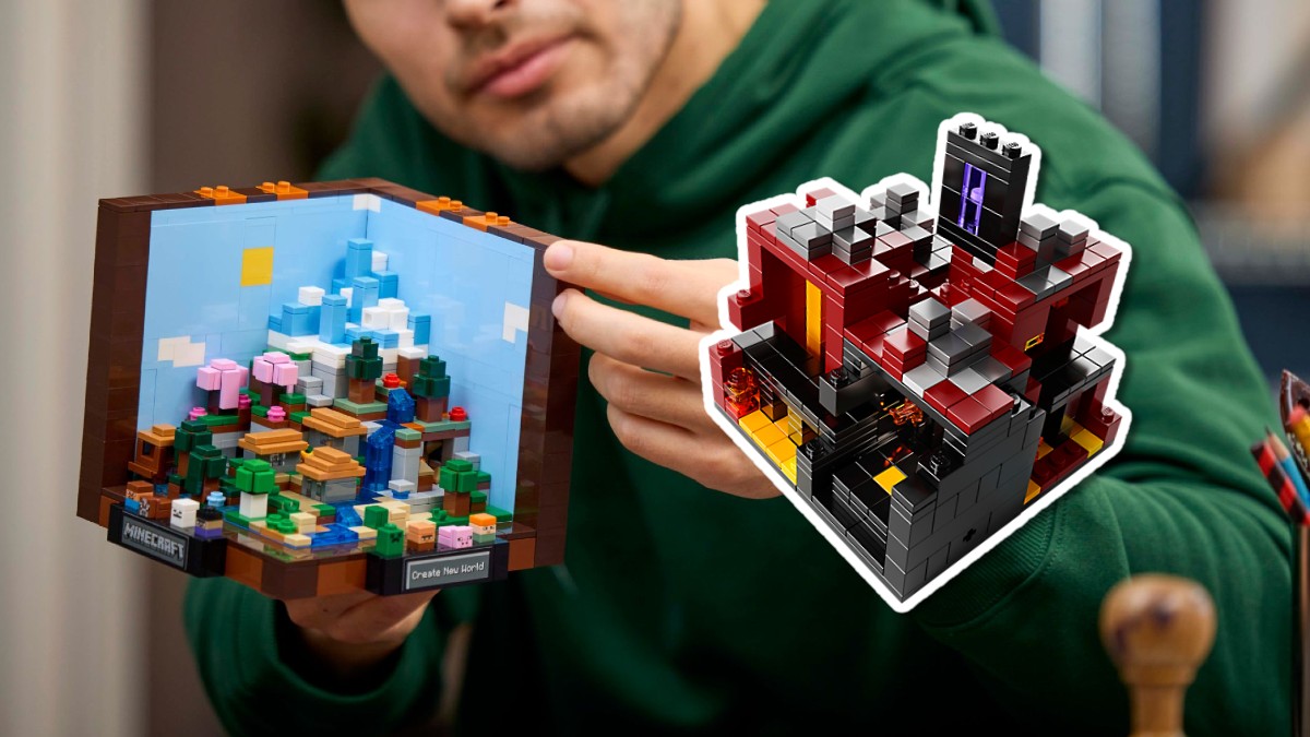 LEGO Minecraft 21265 The Crafting Table is designed for expansion