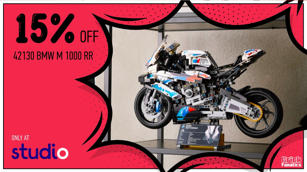 Save a massive 15% on LEGO Technic 42130 BMW M 1000 RR