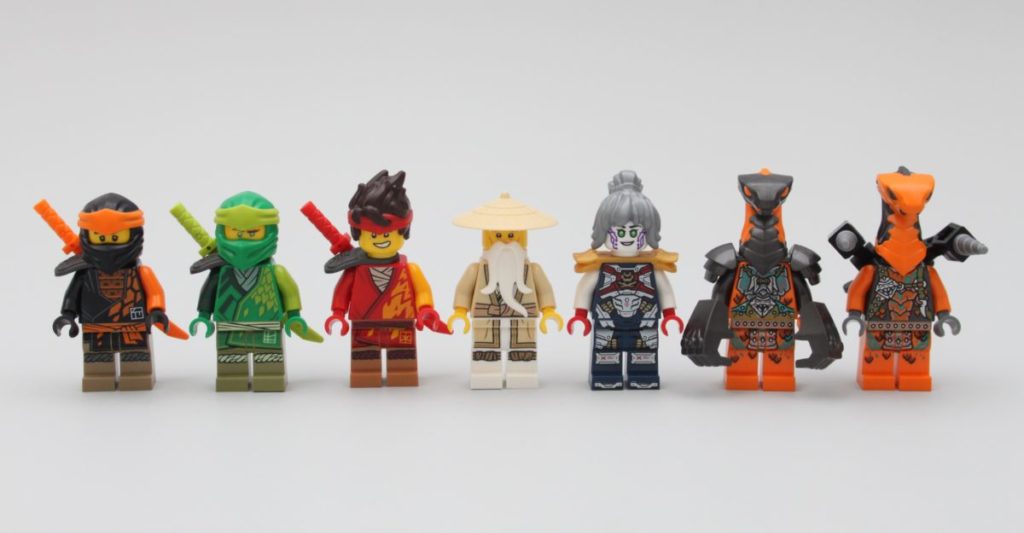 LEGO NINJAGO 71767 Ninja Dojo Temple Review minifigures 1 1024x533