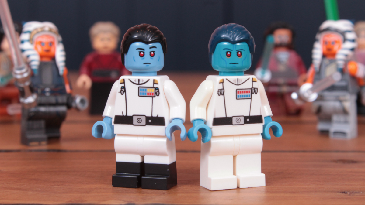 LEGO Star Wars 75385 Duel on Peridea minifigures: old vs. new