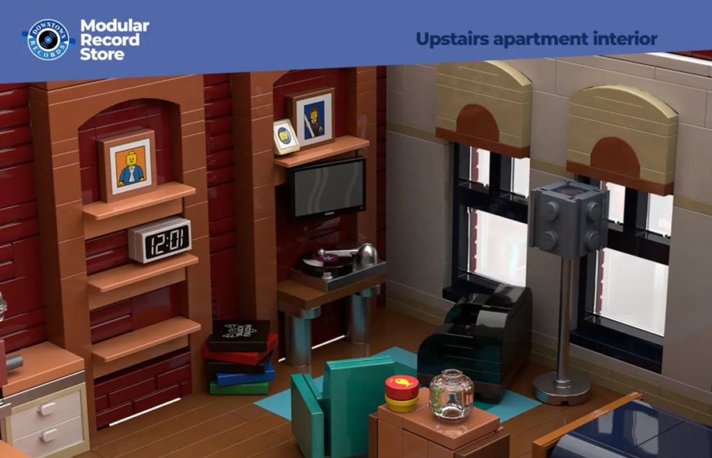 LEGO Ideas Modular record store 3 1024x659