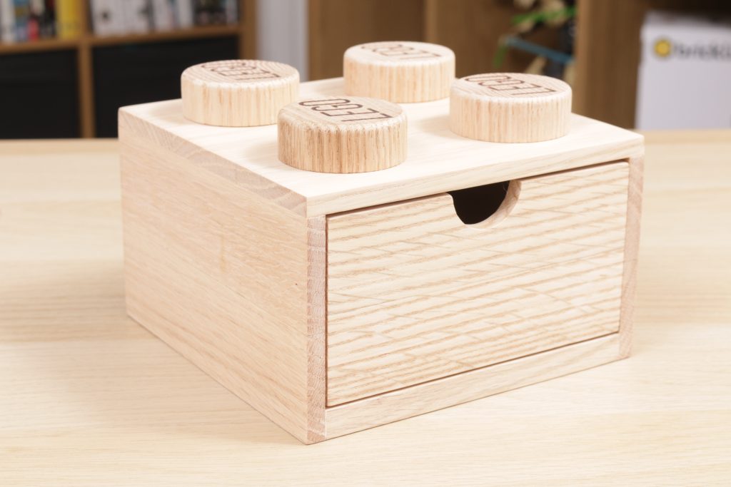 LEGO Room Copenhagen Wooden Desk Drawer 2x2 and 2x4 review 15 1024x683