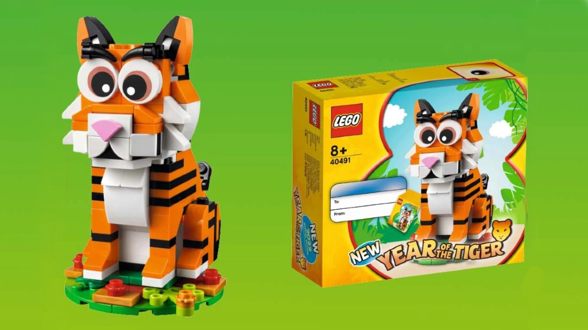 More images of LEGO 40491 Year of the Tiger revealed
