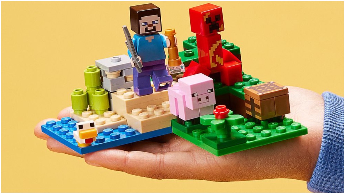 Build a new world with the LEGO Minecraft 2022 sets out today