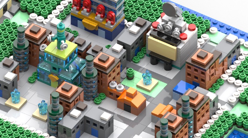 Someone is remaking a Pokémon region using LEGO bricks