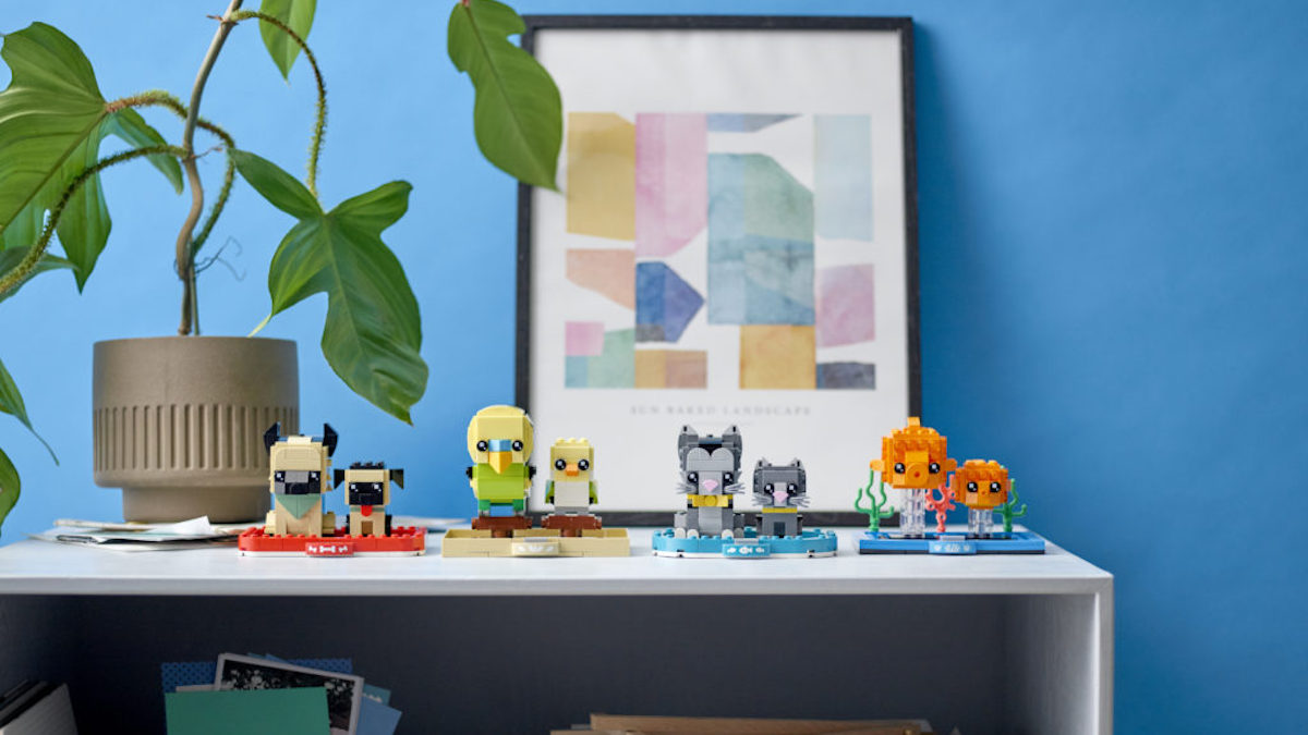 LEGO BrickHeadz Pets transform into brick-built minis of beloved pets