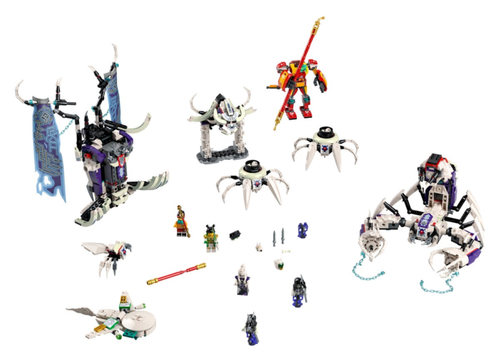 LEGO 80028 the Bone Demon contents