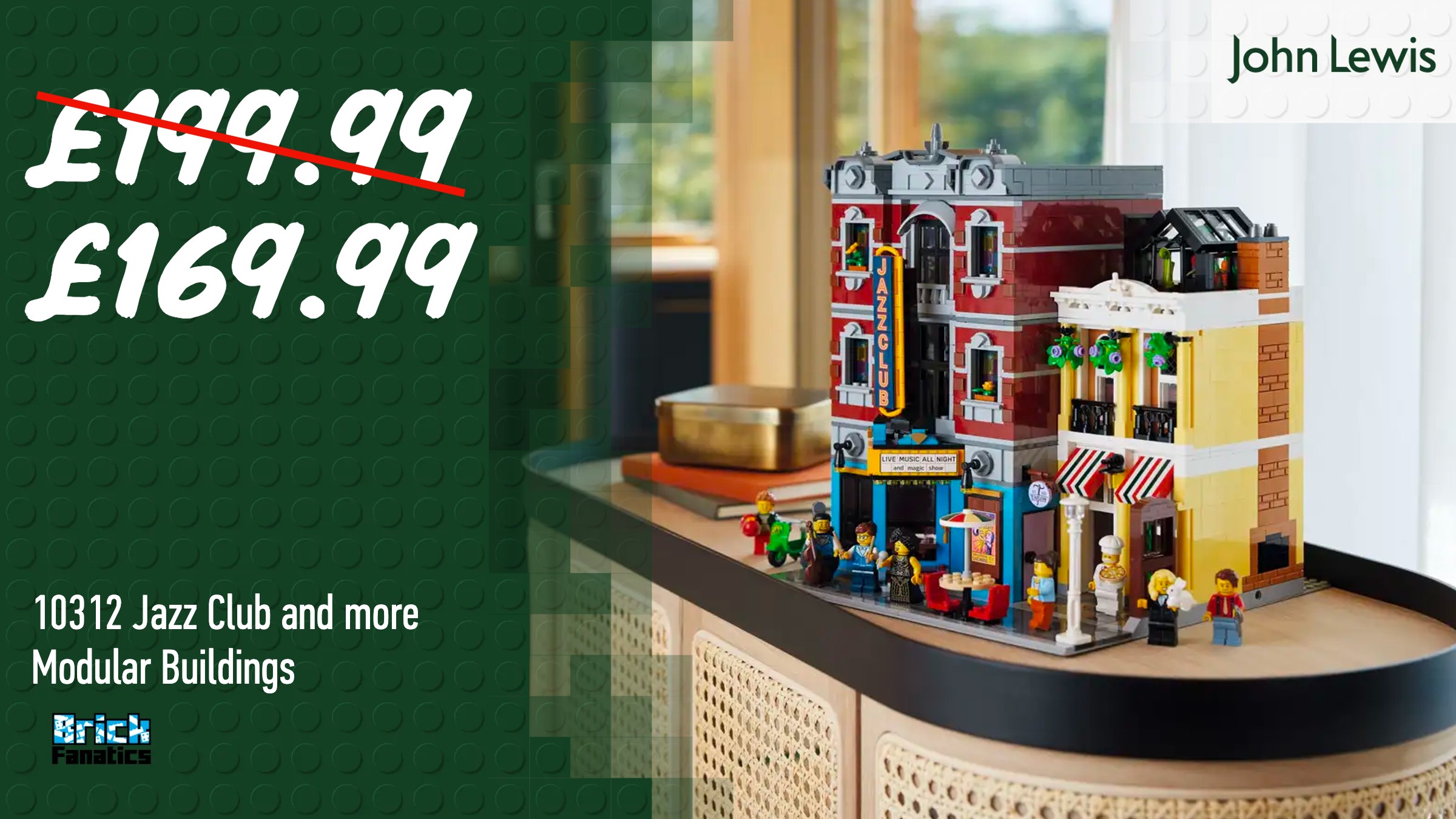 Every LEGO Modular Building included in the massive John Lewis sale
