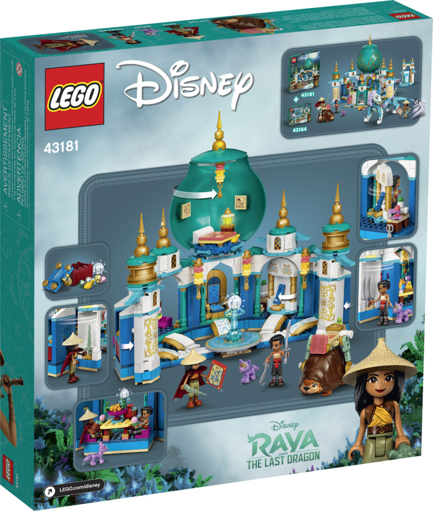 LEGO Disney 43181 Raya and the Heart Palace 2