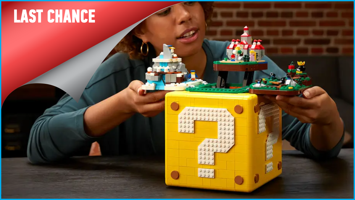 Retired LEGO Super Mario Question Block still available to buy