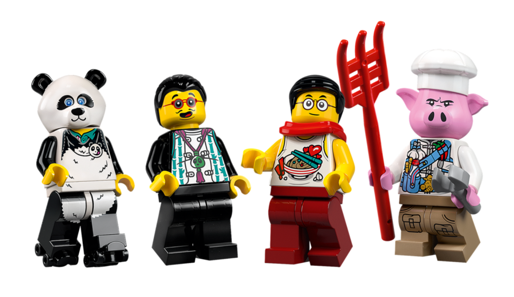 LEGO 80026 Pigsys Noodle Tank minifigures