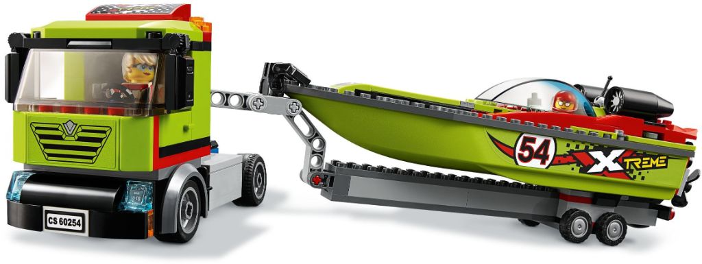LEGO City 60254 Race Boat Transport 2