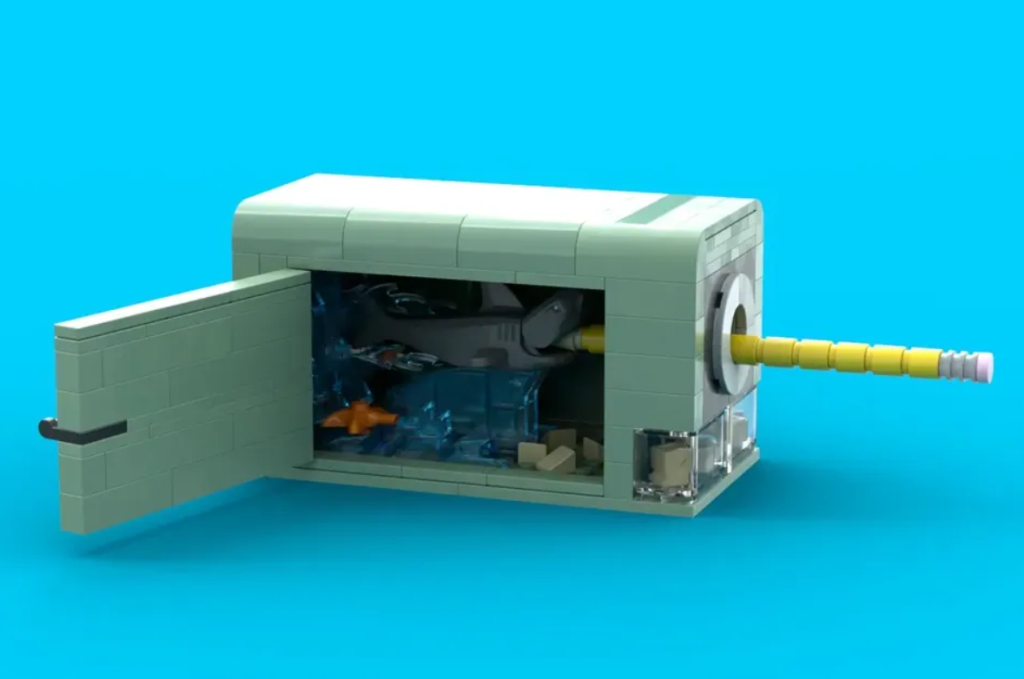 The Secret Life of a Pencil Sharpener by Chicken Brick 1024x679