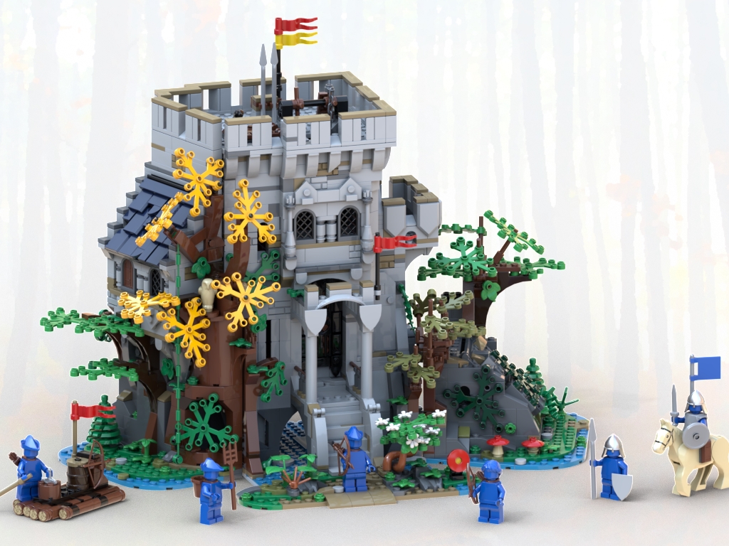 LEGO BrickLink castle updated