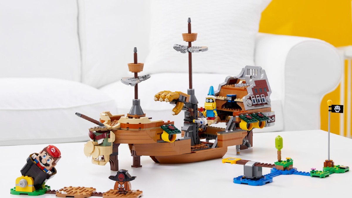 Even Bowser enjoys the new LEGO Super Mario airship