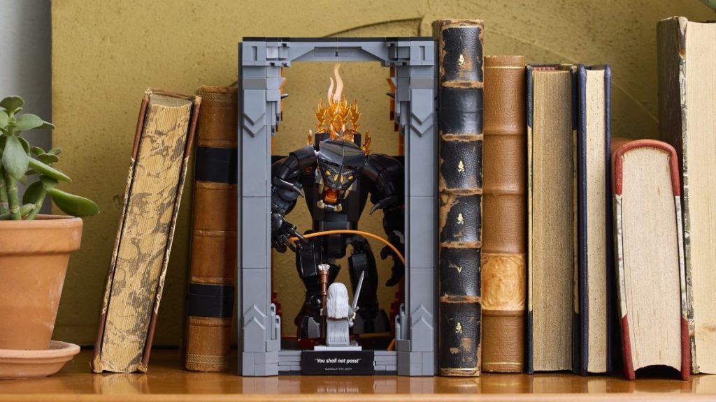 LEGO Icons 10367 The Lord of the Rings Balrog Book Nook lifestyle featured 1024x576