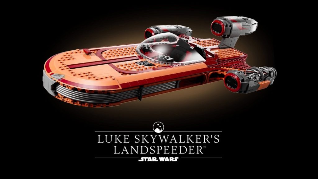 LEGO Star Wars 75341 Luke Skywalkers Landspeeder VIP Rewards Centre print featured 1024x576