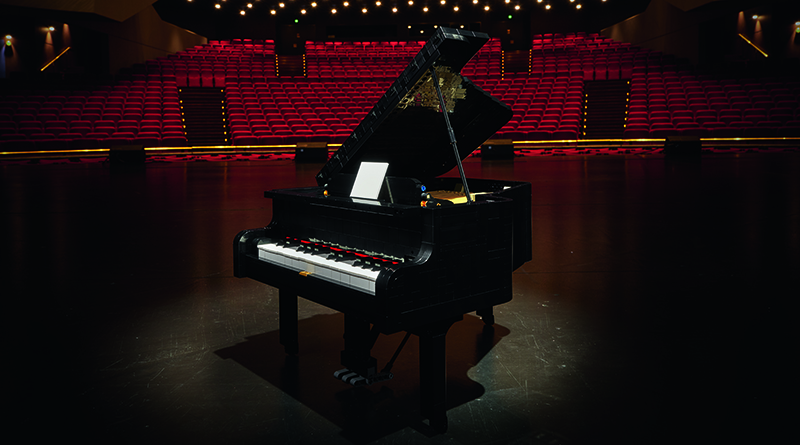 Authentic functions are built into LEGO Ideas 21323 Grand Piano