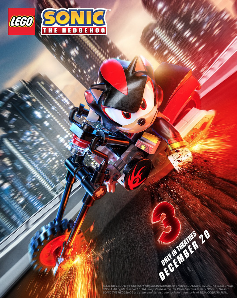 LEGO Sonic the Hedgehog 3 Shadow movie poster