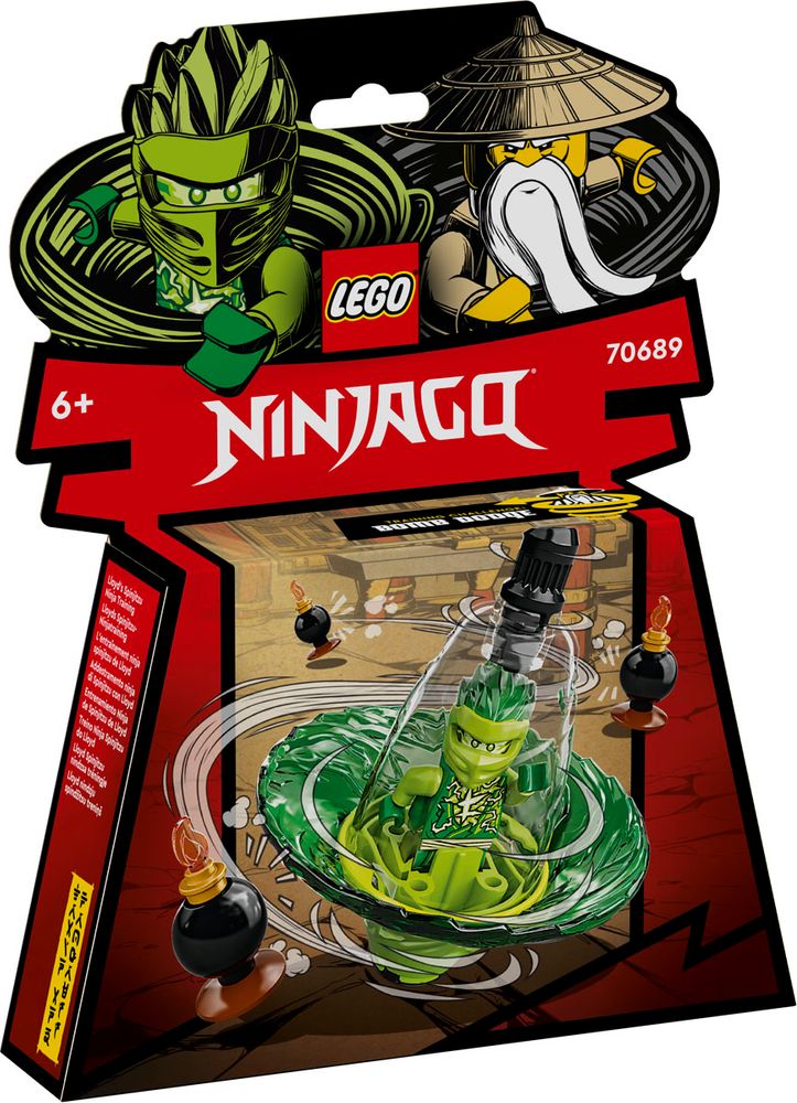 NINJAGO 70689 LLOYDS SPINJITZU NINJA TRAINING box