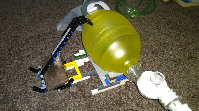 New Zealand students use wood and LEGO to build working ventilator