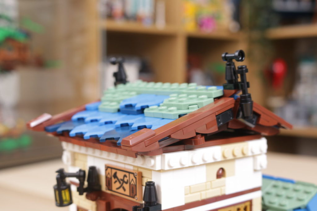 Rebuilding LEGO Ideas 21318 Medieval Blacksmith with Rebrickable 22i 1024x683