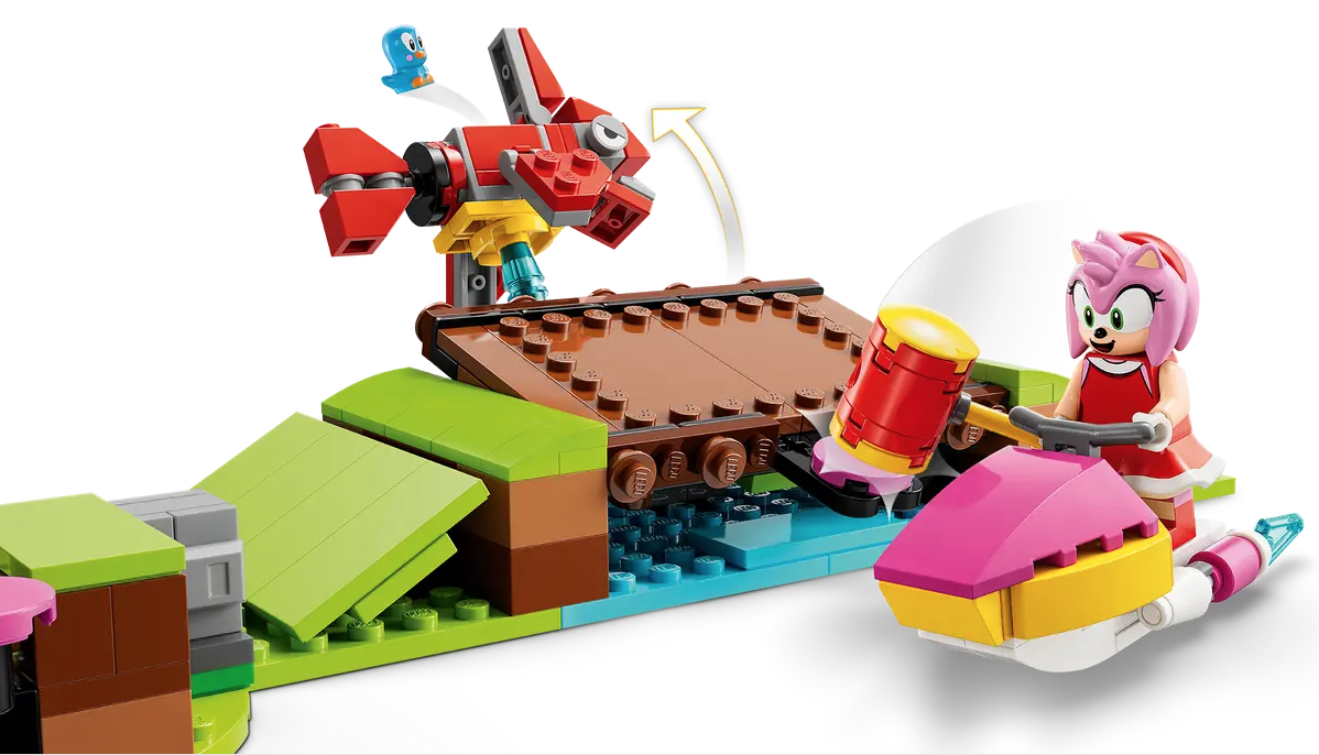 LEGO Sonic the Hedgehog 76994 Green Hill Zone Loop Challenge play feature 3